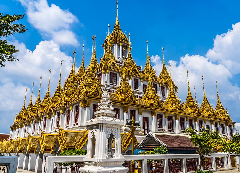 Loha Prasat, Wat Ratchanatdaram, Worawihan, Bangkok, Thailand.